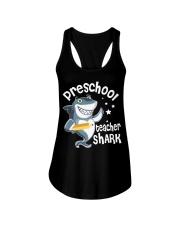 Teacher Preschool Teacher Shark Ladies Flowy Tank tile