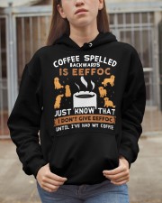 Golden Retriever Dog Coffee Spelled Hooded Sweatshirt apparel-hooded-sweatshirt-lifestyle-07