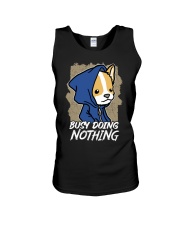 Corgi Dog Busy Doing Nothing Unisex Tank tile