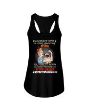 Pug Dog This Crazy Pug Mom Ladies Flowy Tank tile
