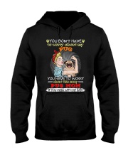 Pug Dog This Crazy Pug Mom Hooded Sweatshirt front