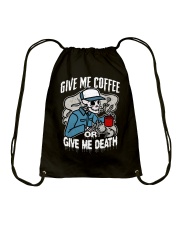 Mechanic Give Me Cofee Or Give Me Death Drawstring Bag tile