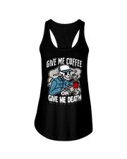 Mechanic Give Me Cofee Or Give Me Death Ladies Flowy Tank tile