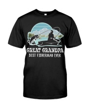 Fish Great Grandpa Best Fisherman Ever Classic T-Shirt tile