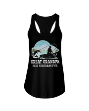 Fish Great Grandpa Best Fisherman Ever Ladies Flowy Tank tile