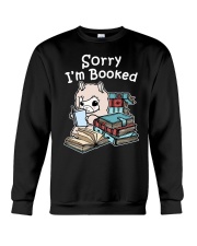 Book Sorry I'm Booked Llama Crewneck Sweatshirt tile