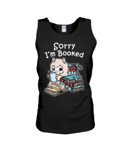 Book Sorry I'm Booked Llama Unisex Tank tile
