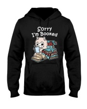 Book Sorry I'm Booked Llama Hooded Sweatshirt front