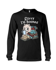 Book Sorry I'm Booked Llama Long Sleeve Tee tile