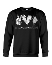 Penguins Peace Love Penguins Crewneck Sweatshirt tile