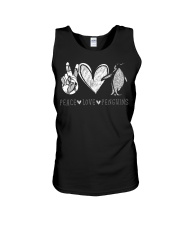 Penguins Peace Love Penguins Unisex Tank tile