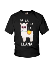 Llama Fa La La Llama Falala Llama Youth T-Shirt tile