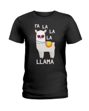 Llama Fa La La Llama Falala Llama Ladies T-Shirt tile