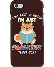 Shiba Inu Dog I'm Not A Nerd Phone Case tile