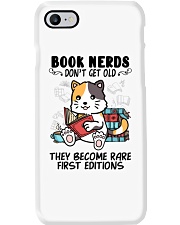 Cat Book Nerds Don't Get Old Phone Case tile