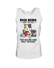 Cat Book Nerds Don't Get Old Unisex Tank tile