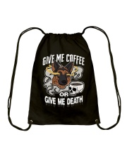 German Shepherd Dog Give Me Coffee Drawstring Bag tile