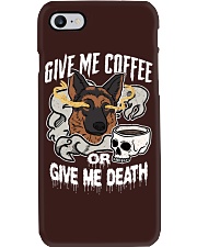 German Shepherd Dog Give Me Coffee Phone Case tile