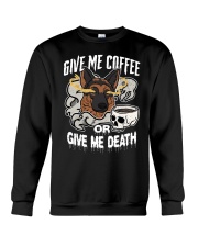 German Shepherd Dog Give Me Coffee Crewneck Sweatshirt tile