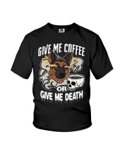 German Shepherd Dog Give Me Coffee Youth T-Shirt tile