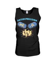 Labrador Dog Antidepression Unisex Tank tile