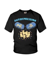 Labrador Dog Antidepression Youth T-Shirt tile