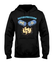 Labrador Dog Antidepression Hooded Sweatshirt front