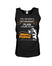 Fish Retirement Plan Is Fishing Unisex Tank tile