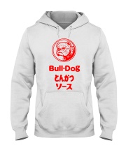 Bulldog Dog Bull Dog Tonkatsu Sauce Hooded Sweatshirt front