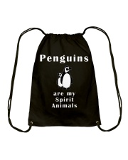 Penguins Are My Spirit Animals Drawstring Bag tile