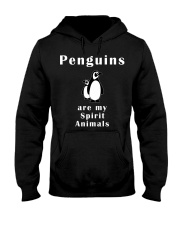 Penguins Are My Spirit Animals Hooded Sweatshirt front