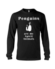 Penguins Are My Spirit Animals Long Sleeve Tee tile