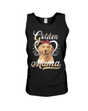 Golden Retriever Dog Golden Mama Unisex Tank tile