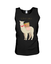 Llama Alpaca Lunch Unisex Tank tile