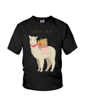 Llama Alpaca Lunch Youth T-Shirt tile