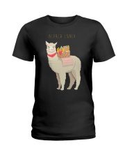 Llama Alpaca Lunch Ladies T-Shirt tile