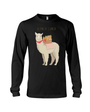 Llama Alpaca Lunch Long Sleeve Tee tile