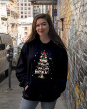 Pug Dog Cute Christmas Tree Gift Hooded Sweatshirt lifestyle-unisex-hoodie-front-1