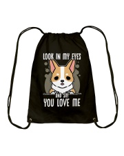 Corgi Dog Look In My Eyes Drawstring Bag tile