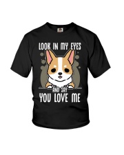 Corgi Dog Look In My Eyes Youth T-Shirt tile