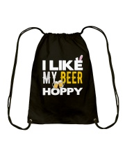Beer I Like My Beer Hoppy Drawstring Bag tile