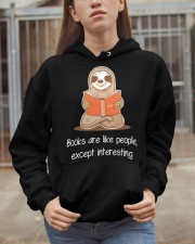 Book Books Are Like People Except Interesting 1 Hooded Sweatshirt apparel-hooded-sweatshirt-lifestyle-07