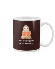 Book Books Are Like People Except Interesting 1 Mug tile