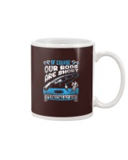 Fish Ice Fishing-Of Course Our Rods Are Short Mug tile