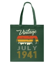 July 1941 Vintage July Birthday Gift Tote Bag tile