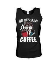 Coffee Not Before My Coffee 9 Unisex Tank tile