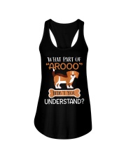 Beagle Dog Don't You Understand Ladies Flowy Tank tile