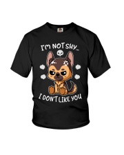 German Shepherd Dog I'm Not Shy Youth T-Shirt tile