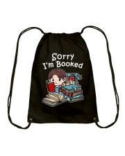 Book Sorry I'm Booked Gym Drawstring Bag tile