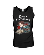 Book Sorry I'm Booked Gym Unisex Tank tile